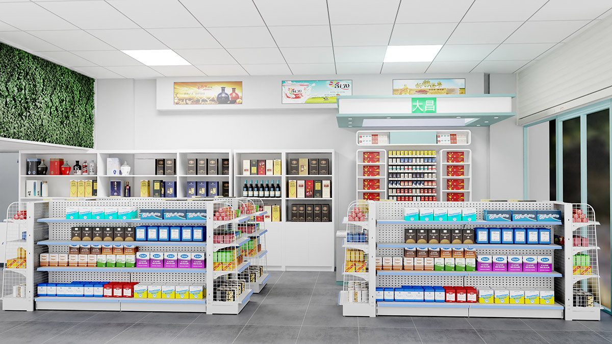 DC-15便当店式货架_佛山市南海大昌货架有限公司